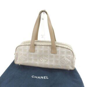 CHANEL Handbag Beige x Gold Women Authentic secondhand